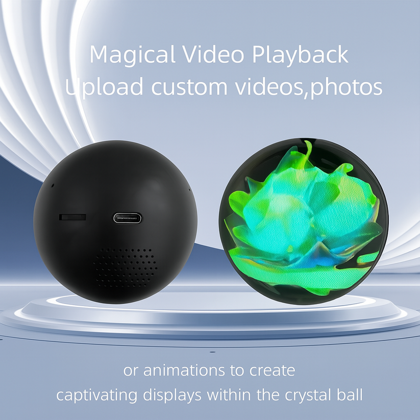 Clinclii Personalized 3D Magic crystal ball